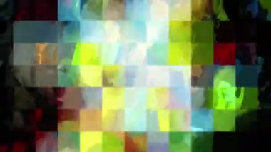 Canlı Geometrik Izgara Tasarımı Dijital Hazırlama