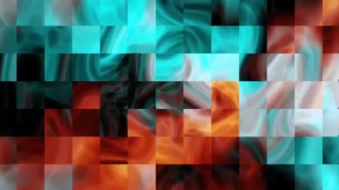 Canlı Geometrik Izgara Tasarımı Dijital Hazırlama