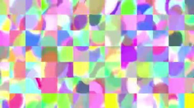 Canlı Geometrik Izgara Tasarımı Dijital Hazırlama