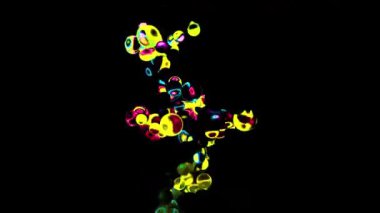 Soyut Kabarcıklar Canlı Arkaplan Dijital Hazırlama