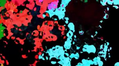 Soyut Kabarcıklar Canlı Arkaplan Dijital Hazırlama