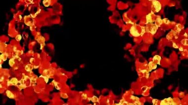 Soyut Kabarcıklar Canlı Arkaplan Dijital Hazırlama