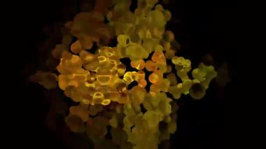 Soyut Kabarcıklar Canlı Arkaplan Dijital Hazırlama