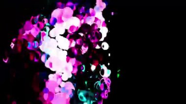 Soyut Kabarcıklar Canlı Arkaplan Dijital Hazırlama