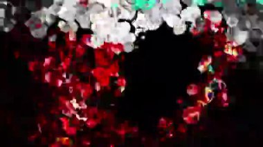 Soyut Kabarcıklar Canlı Arkaplan Dijital Hazırlama