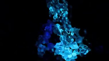 Soyut Kabarcıklar Canlı Arkaplan Dijital Hazırlama