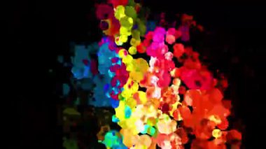 Soyut Kabarcıklar Canlı Arkaplan Dijital Hazırlama