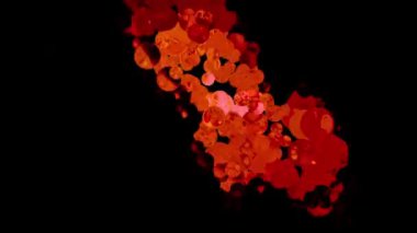 Soyut Kabarcıklar Canlı Arkaplan Dijital Hazırlama