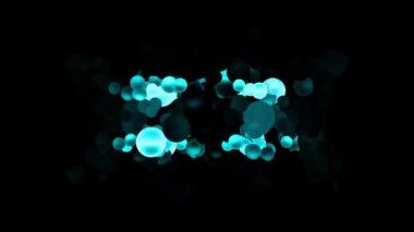 Soyut Kabarcıklar Canlı Arkaplan Dijital Hazırlama