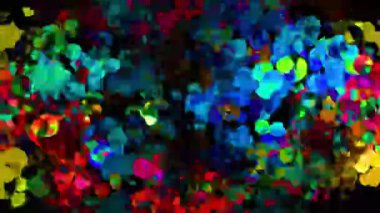 Soyut Kabarcıklar Canlı Arkaplan Dijital Hazırlama