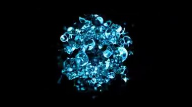 Soyut Kabarcıklar Canlı Arkaplan Dijital Hazırlama