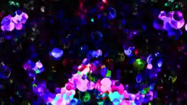 Soyut Kabarcıklar Canlı Arkaplan Dijital Hazırlama