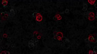 Soyut Kabarcıklar Canlı Arkaplan Dijital Hazırlama