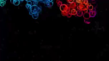 Soyut Kabarcıklar Canlı Arkaplan Dijital Hazırlama