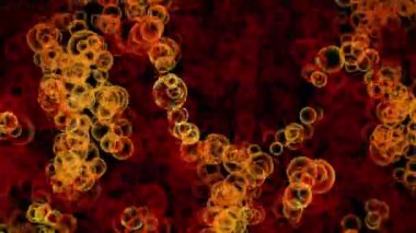 Soyut Kabarcıklar Canlı Arkaplan Dijital Hazırlama