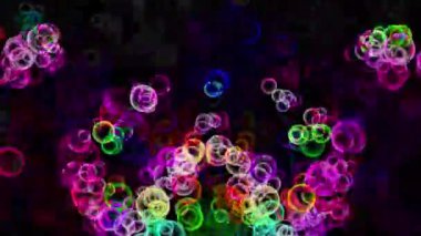 Soyut Kabarcıklar Canlı Arkaplan Dijital Hazırlama