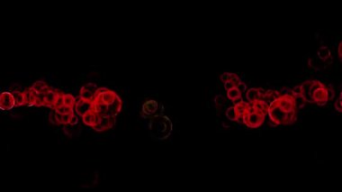 Soyut Kabarcıklar Canlı Arkaplan Dijital Hazırlama