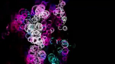 Soyut Kabarcıklar Canlı Arkaplan Dijital Hazırlama