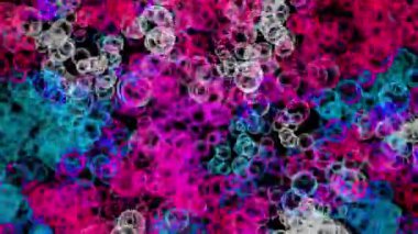 Soyut Kabarcıklar Canlı Arkaplan Dijital Hazırlama