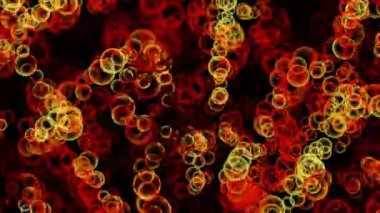 Soyut Kabarcıklar Canlı Arkaplan Dijital Hazırlama