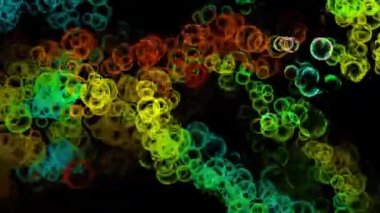 Soyut Kabarcıklar Canlı Arkaplan Dijital Hazırlama