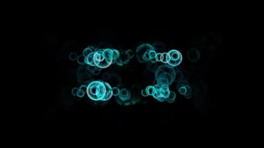 Soyut Kabarcıklar Canlı Arkaplan Dijital Hazırlama