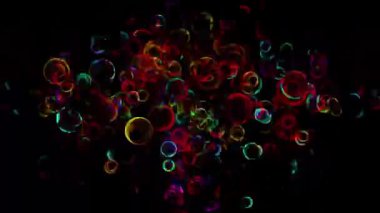 Soyut Kabarcıklar Canlı Arkaplan Dijital Hazırlama