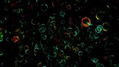 Soyut Kabarcıklar Canlı Arkaplan Dijital Hazırlama