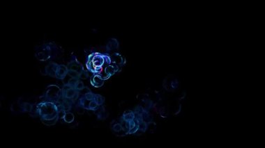 Soyut Kabarcıklar Canlı Arkaplan Dijital Hazırlama