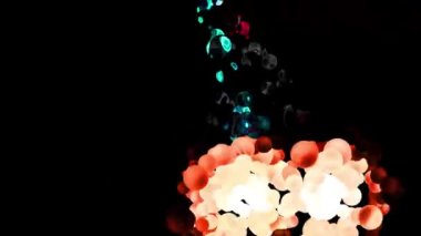 Soyut Kabarcıklar Canlı Arkaplan Dijital Hazırlama