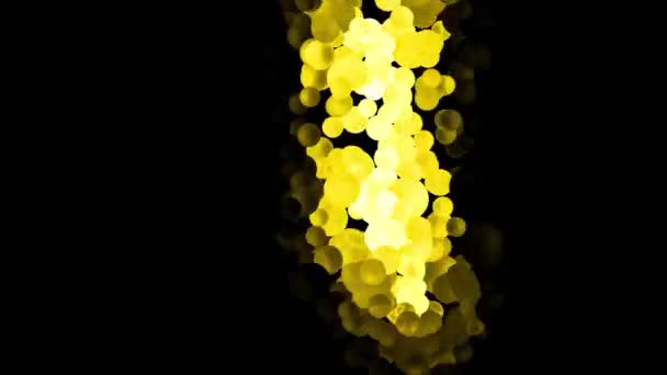 Abstrakcyjne Bubbles Vibrant Tło Cyfrowe Rendering — Wideo stockowe