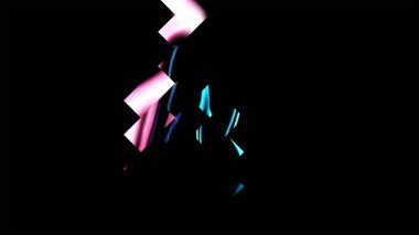 Parıldayan Vibrant Küreler Soyut Arkaplan Dijital Hazırlama