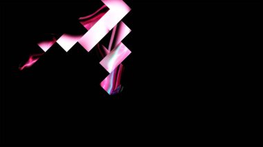 Parıldayan Vibrant Küreler Soyut Arkaplan Dijital Hazırlama