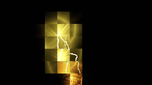 Lightning Abstract Thunderstorm Digital Rendering — Stock Photo, Image