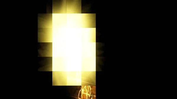 Цифровая Визуализация Света Грозы — стоковое фото