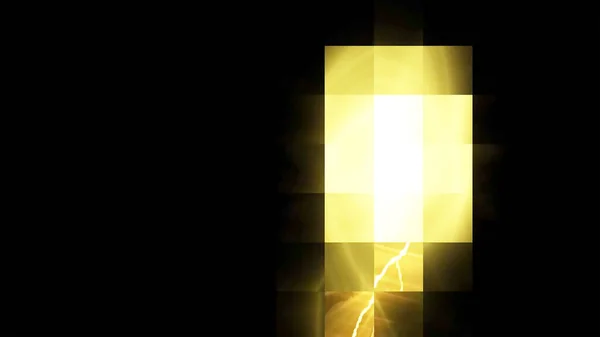 Цифровая Визуализация Света Грозы — стоковое фото