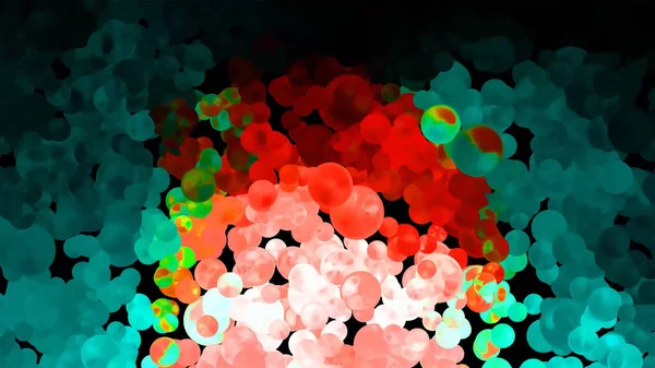 Glitter Vibrant Abstrakt Bakgrund Digital Rendering — Stockfoto