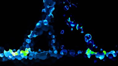 Parıltı Canlı Soyut Arkaplan Dijital Hazırlama