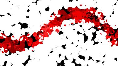 Parıldayan Vibrant Küreler Soyut Arkaplan Dijital Hazırlama