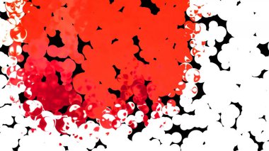 Parıldayan Vibrant Küreler Soyut Arkaplan Dijital Hazırlama