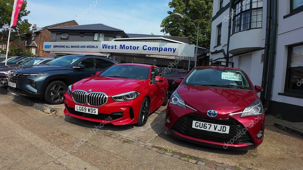 London - 08 05 2025: West Motor Company Care Sale in Barnes, London