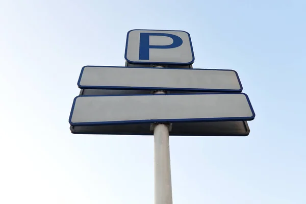 Isto Sinal Para Estacionamento — Fotografia de Stock