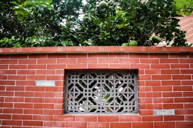 Burası çok güzel bir Çin mahallesi. Villanın çiti yeşil bitkilerle kaplıydı.