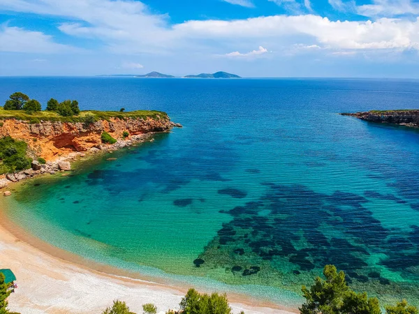 Majestätischer Strand Von Kokkinokastro Auf Der Insel Alonnisos Griechenland — Stockfoto