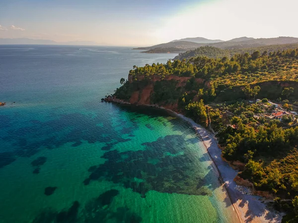 Yunanistan Alonnisos Adasındaki Kokkinokastro Nun Görkemli Plajı — Stok fotoğraf