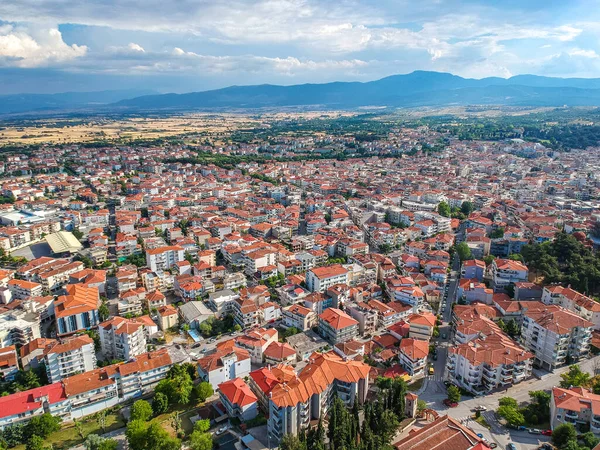 Panoramiczny Widok Miasto Kozani Macedonia Grecja — Zdjęcie stockowe