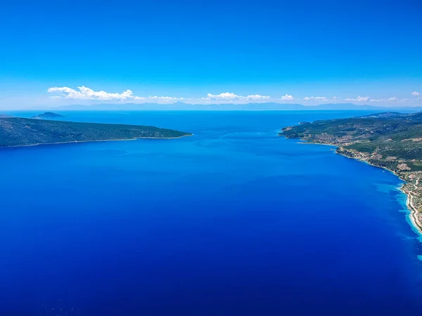 Vista Panorámica Aérea Isla Peristera Situada Cerca Alonnisos Sporades Grecia —  Fotos de Stock