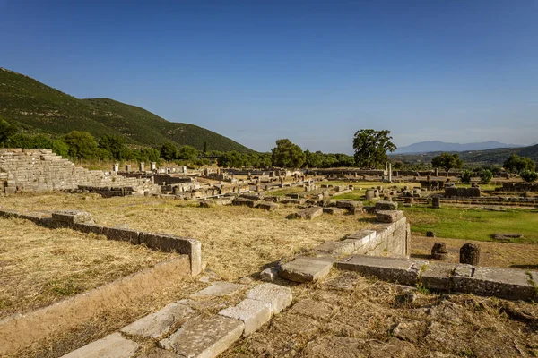 Messini Grekland Juni 2021 Ruiner Den Antika Messene Arkeologiska Platsen — Stockfoto