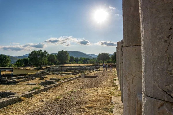 Messini Grèce Juin 2021 Ruines Site Archéologique Messénie Antique Péloponnèse — Photo