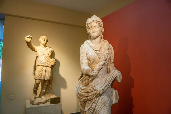 Μεσσήνη Ελλάδα Ιουνίου 2021 Αρχαιολογικά Ευρήματα Στον Αρχαιολογικό Χώρο Της — Φωτογραφία Αρχείου